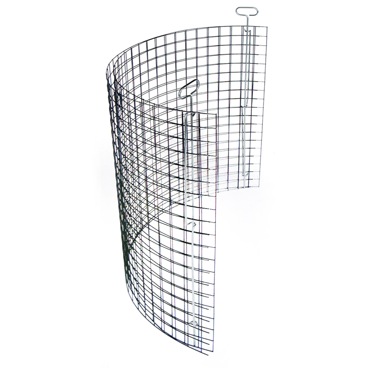 Galvanised round composter